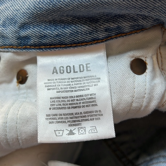 Agolde 90'S PINCH WAIST HIGH RISE STRAIGHT - Picture 7 of 8